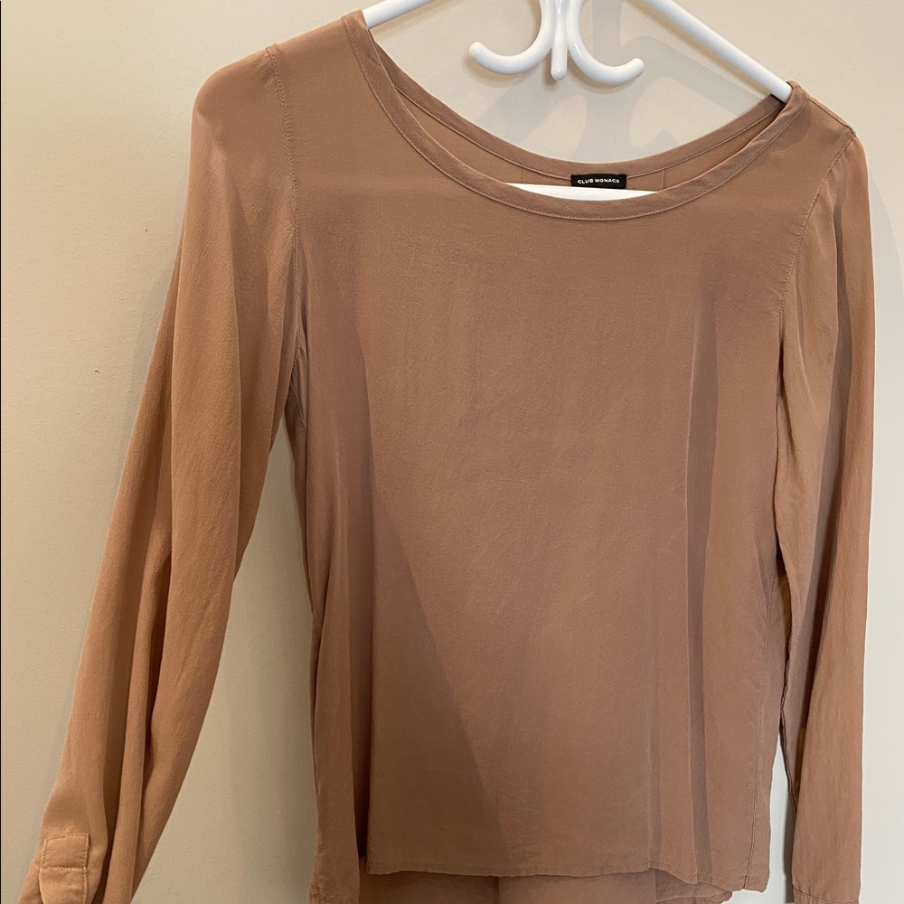 Club Monaco silk blouse